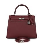 Hermes Kelly Sellier 25 Rouge H Epsom Electrum Hardware 128904 product photo 1