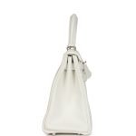 Hermes Kelly Retourne 28 White Clemence Palladium Hardware 81876 product photo 4