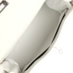 Hermes Kelly Retourne 28 White Clemence Palladium Hardware 81876 product photo 8