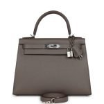 Hermes Kelly Sellier 28 Etain Epsom Palladium Hardware 131008 product photo 1