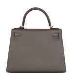 Hermes Kelly Sellier 28 Etain Epsom Palladium Hardware 131008 product photo 4