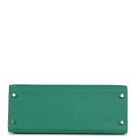 Hermes Kelly Sellier 28 Vert Vertigo Epsom Palladium Hardware 130847 product photo 5