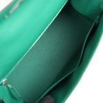 Hermes Kelly Sellier 28 Vert Vertigo Epsom Palladium Hardware 130847 product photo 7
