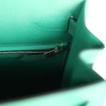Hermes Kelly Sellier 28 Vert Vertigo Epsom Palladium Hardware 130847 product photo 8