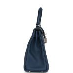 Hermes Kelly Retourne 25 Bleu De Prusse Togo Palladium Hardware 129863 product photo 3