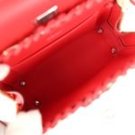 Hermes Mini Picnic Kelly 20 Rouge De Coeur Swift Palladium Hardware 128854 product photo 7