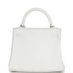 Hermes Kelly Retourne 25 New White Swift Gold Hardware 128648 product photo 4