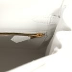 Hermes Kelly Retourne 25 New White Swift Gold Hardware 128648 product photo 8