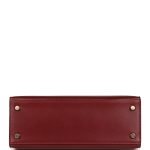 Hermes Kelly Sellier 25 Rouge H Box Gold Hardware 99513 product photo 5
