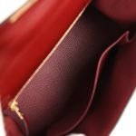 Hermes Kelly Sellier 25 Rouge H Box Gold Hardware 99513 product photo 7
