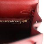 Hermes Kelly Sellier 25 Rouge H Box Gold Hardware 99513 product photo 8