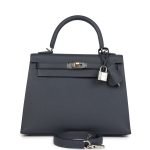 Hermes Kelly Sellier 25 Ardoise Epsom Electrum Hardware 151821 product photo 1