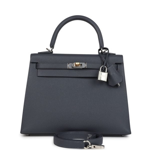 Hermes Kelly Sellier 25 Ardoise Epsom Electrum Hardware 151821 product photo 1