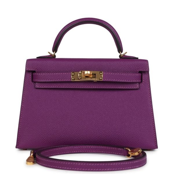 Hermes Kelly Sellier 20 Anemone Epsom Gold Hardware 151840 product photo 1