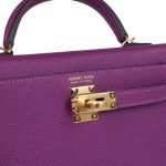 Hermes Kelly Sellier 20 Anemone Epsom Gold Hardware 151840 product photo 6