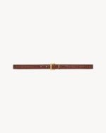 Cassandre Thin Belt In Crocodile-Embossed Leather 554465AAEWX9345 product photo 2