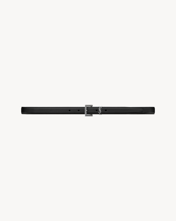 cassandre thin belt in smooth leather