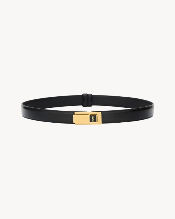 Charniere Buckle Belt In Smooth Leather 806631AAD6C1000 product photo 1