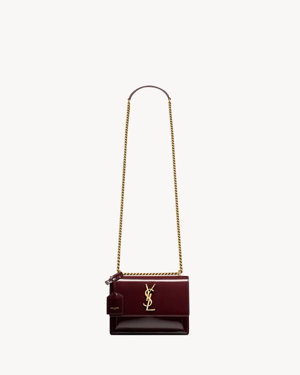 YSL Sunset Small in Patent Leather