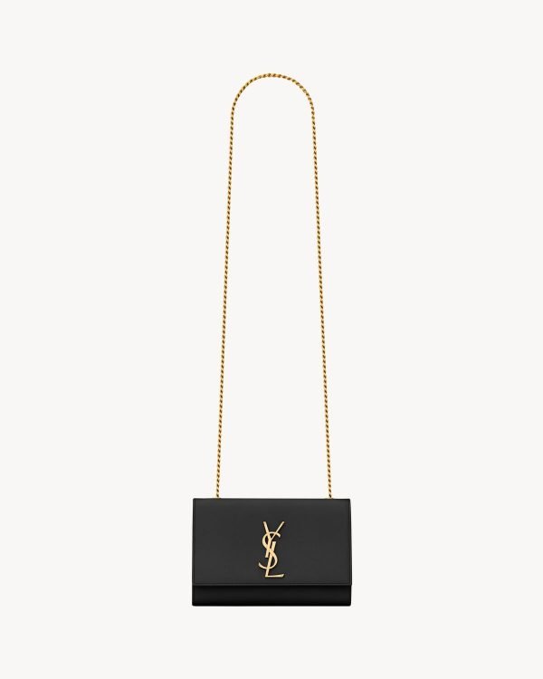 YSL Kate Small in Grain De Poudre Embossed Leather