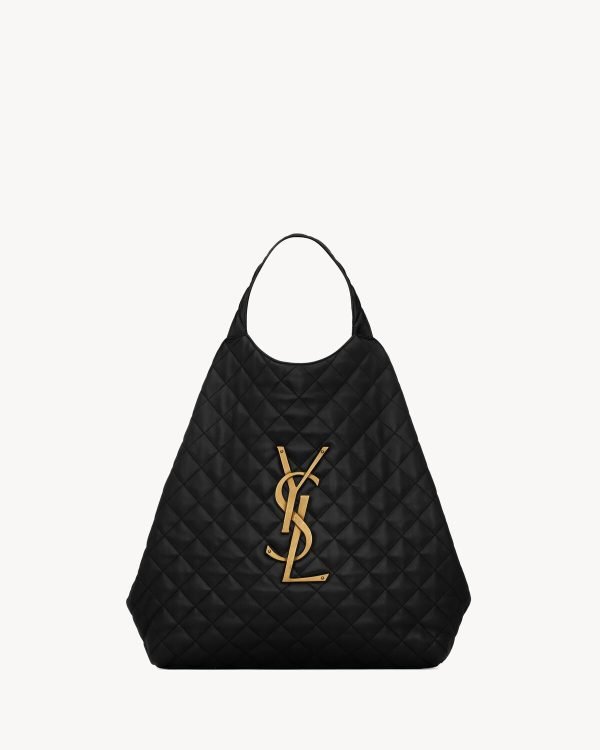 YSL Icare Maxi Shopping Bag In Quilted Lambskin