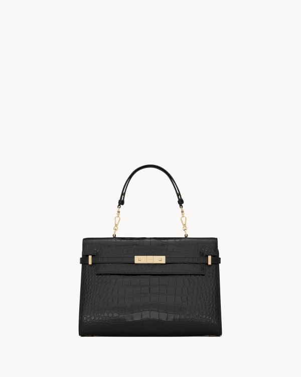 Ysl Manhattan Top-Handle In Shiny Alligator 758618E5V0K1000 product photo 1