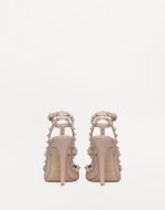 Rockstud Ankle Strap Pump With Tonal Studs 100 MM 5W2S0393VB8_P45 product photo 5