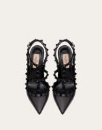 Rockstud Ankle Strap Pump With Tonal Studs 100 MM 5W2S0393VB8_0NO product photo 4