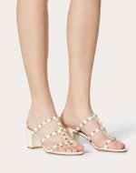 Rockstud Calfskin Leather Slide Sandal 60 MM 5W2S0C47VOD_I16 product photo 2