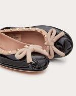 Rockstud Patent Leather Ballerina 3W2S0HQ5VNW_N71 product photo 2