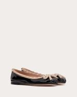 Rockstud Patent Leather Ballerina 3W2S0HQ5VNW_N71 product photo 1