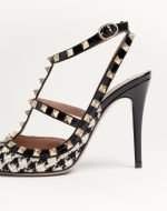 Rockstud Pump In Pied-De-Poule Fabric 100MM 6W2S0393IZQ_9TB product photo 7