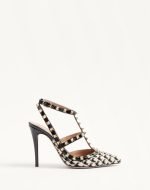 Rockstud Pump In Pied-De-Poule Fabric 100MM 6W2S0393IZQ_9TB product photo 6