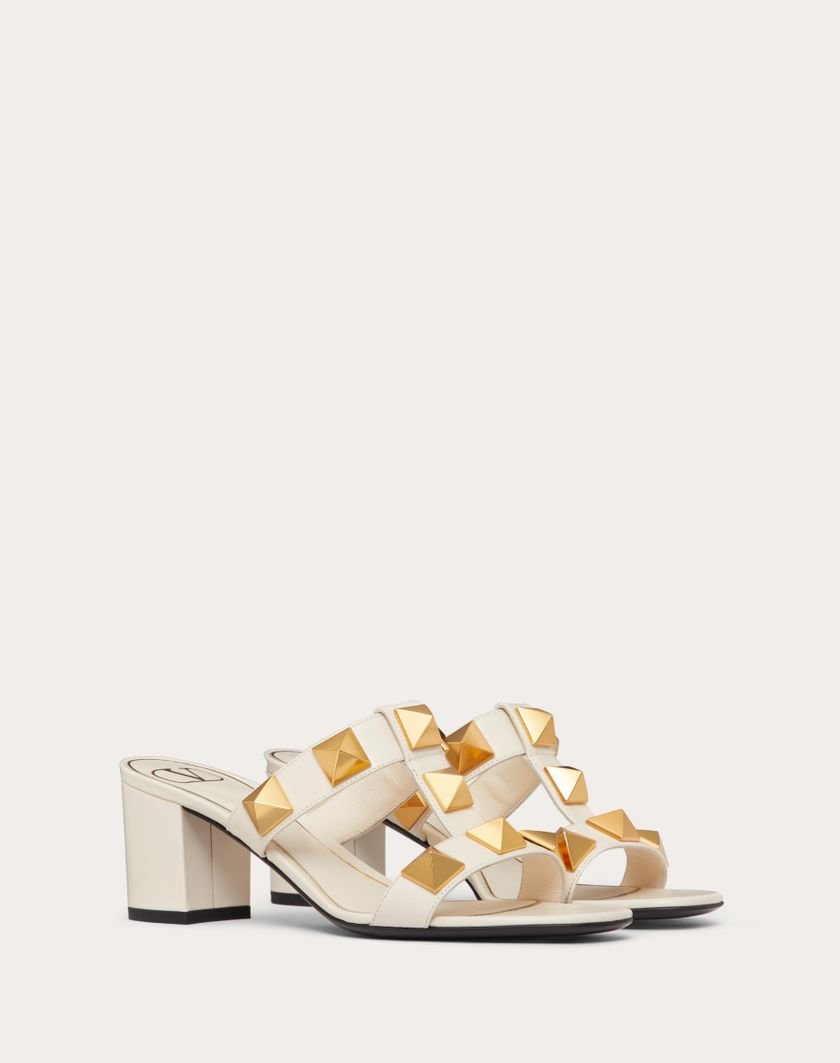 Roman Stud Calfskin Slide Sandal 60 MM 4W2S0EP5ZWM_I16 product photo 1