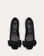 Valentino Garavani Bowjane Mary-Jane Ballerina In Crepe Fabric 20MM 5W0S0KI3JIV_0NO product photo 2