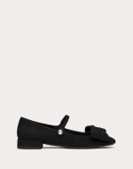 Valentino Garavani Bowjane Mary-Jane Ballerina In Crepe Fabric 20MM 5W0S0KI3JIV_0NO product photo 5
