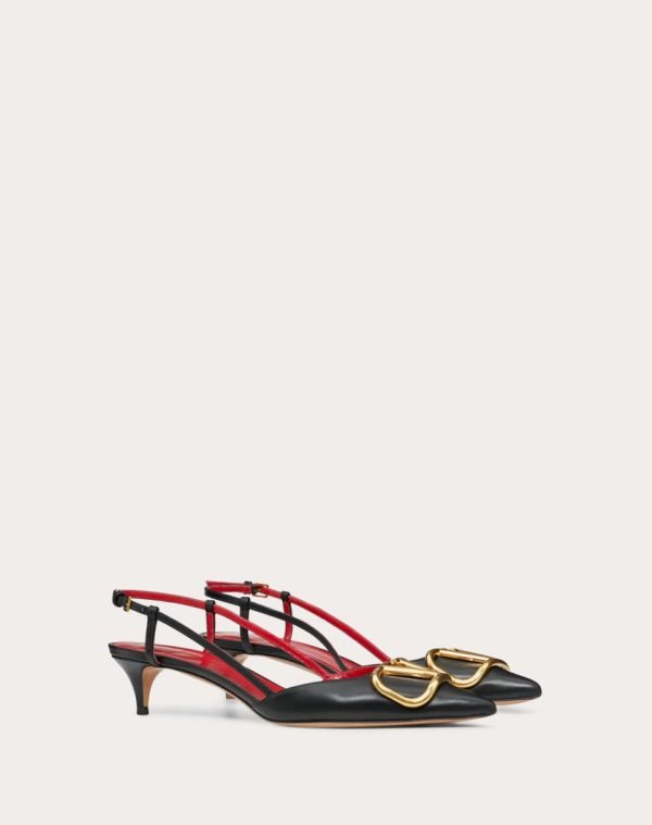 VLOGO SIGNATURE CALFSKIN SLINGBACK PUMP 40MM / 1.6 IN. product photo 1