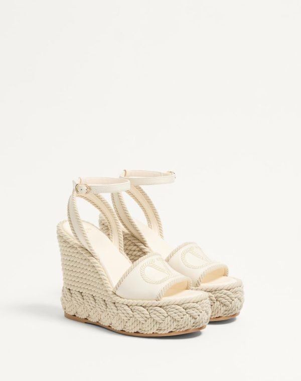 VLOGO Torchon Wedge Sandal In Nappa 130MM 6W2S0JS0YWI_098 product photo 1