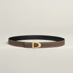 Cavaliere Belt Buckle & Reversible Leather Strap 24 MM H052150CABU065 product photo 2