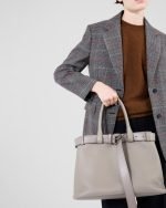 Prada Buckle Large Leather Handbag With Belt 1BA416_2CY9_F0572_V_DBO product photo 3