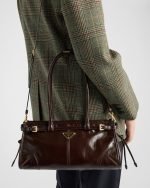 Prada Bonnie Medium Leather Handbag 1BA426_2CYR_F01D6_V_MOO product photo 8