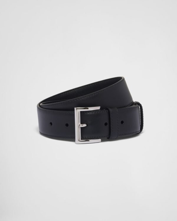 Leather belt