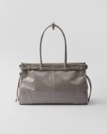 Prada Bonnie Large Leather Handbag 1BA433_2CYR_F03SF_V_MOO product photo 5