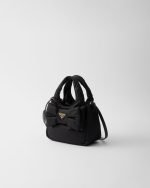 Padded Re-Nylon Mini-Bag With Bow 1BA359_RP0C_F0002_V_OXO product photo 2