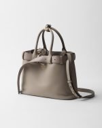 Prada Buckle Small Leather Handbag With Belt 1BA434_2CY9_F0572_V_OBO product photo 2