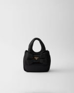 Padded Re-Nylon Mini-Bag With Bow 1BA359_RP0C_F0002_V_OXO product photo 1