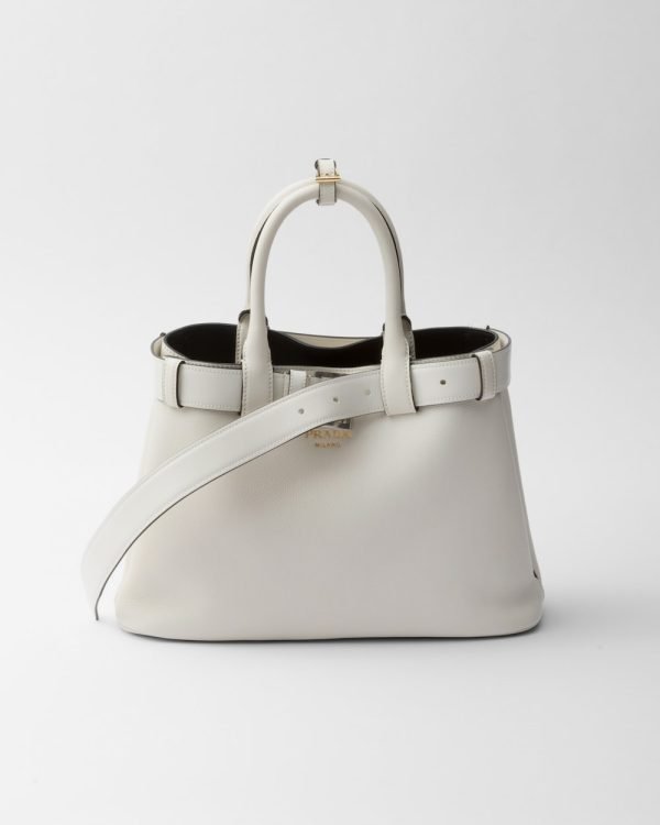 Prada Buckle Small Leather Handbag With Belt 1BA434_2CY9_F0G3Z_V_OBO product photo 1