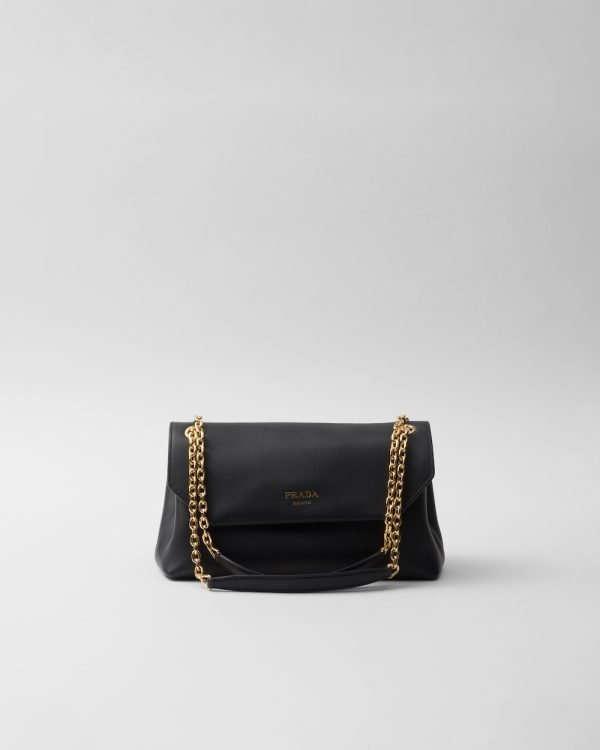 Prada Doux Medium Leather Shoulder Bag