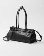Prada Bonnie Medium Leather Handbag 1BA426_2CYR_F0002_V_MOO product photo 7