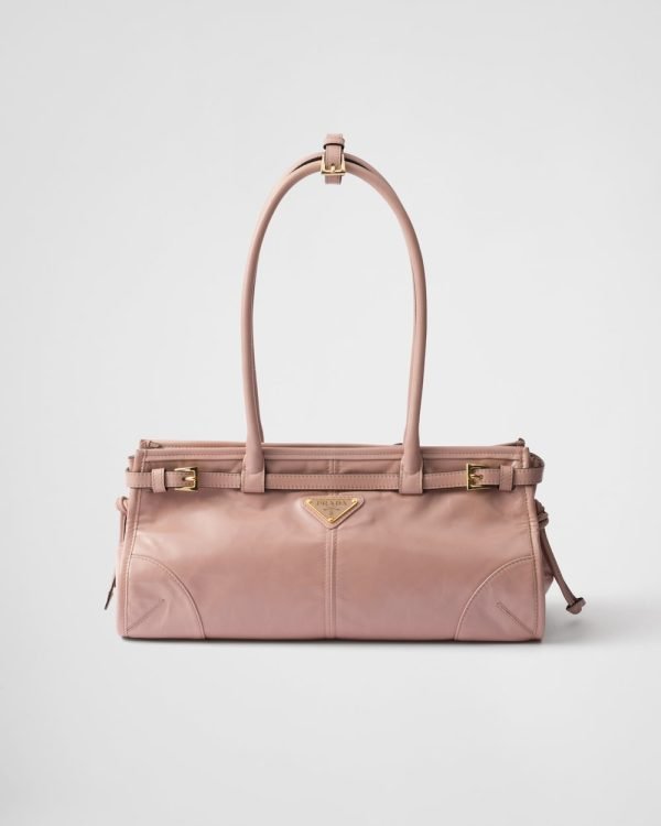 Prada Bonnie Medium Leather Handbag 1BA426_2CYR_F03ZN_V_MOO product photo 1